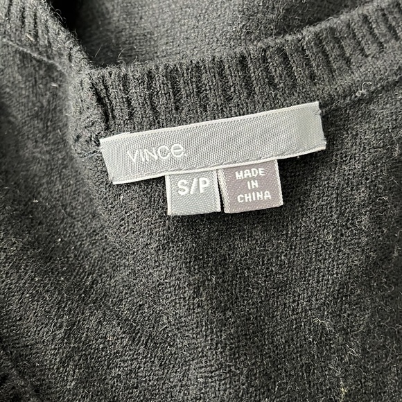 Vince V Back Cashmere Sweater - Picture 4 of 5